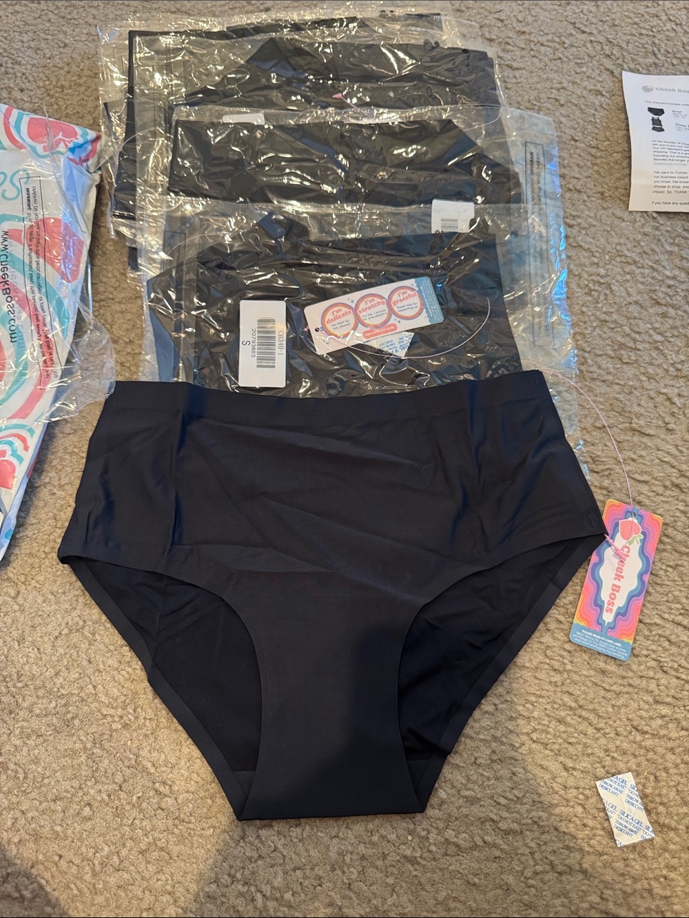 High-Rise Black underwear - Smooth Full Coverage
